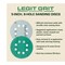 Legit Grit 5 inch Sand paper Disc, 8-Hole, 600 Grit, 50PK LG5-8600-50 - alternate 6
